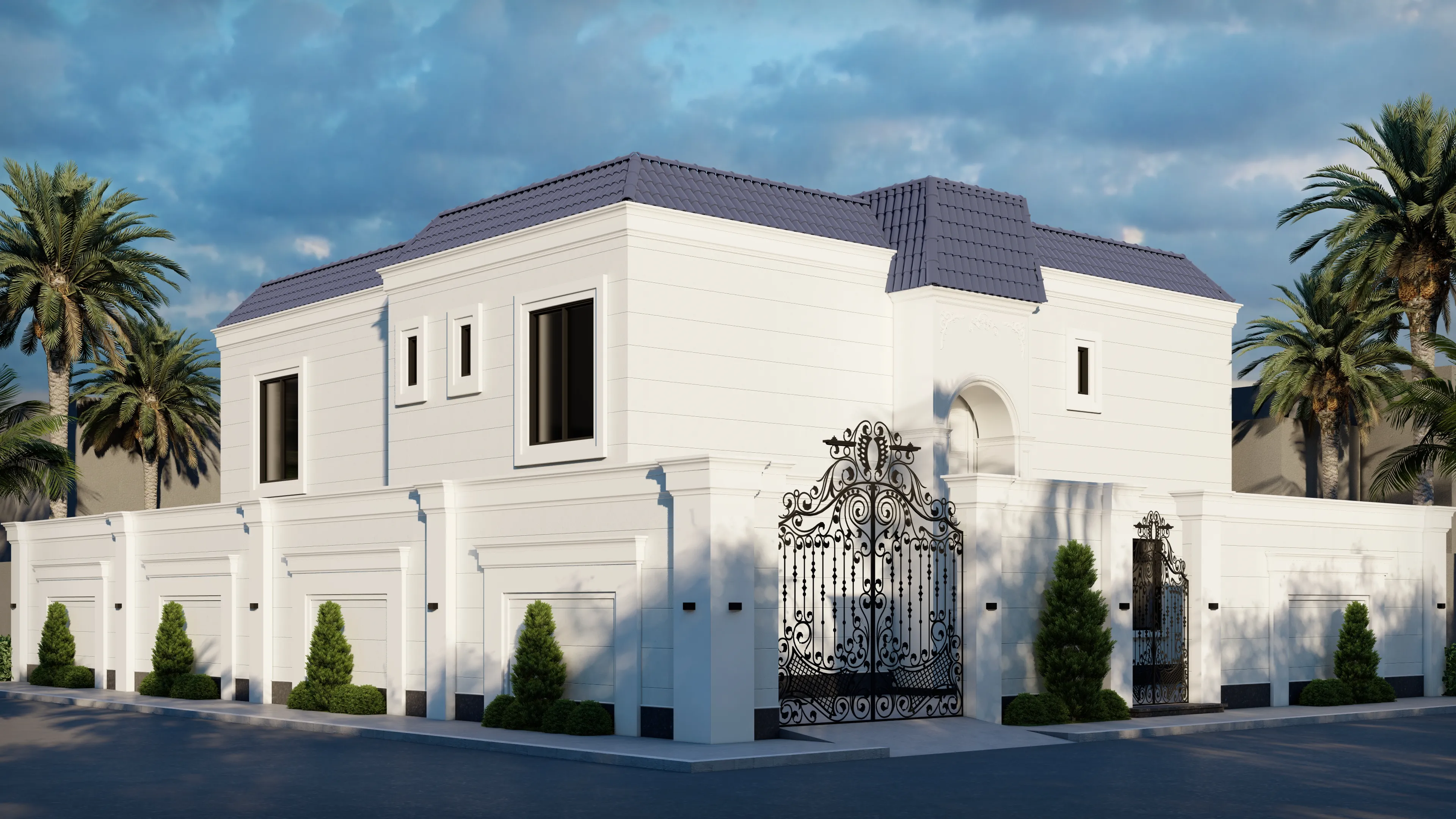 تصميم مودرن مشروع ابها
