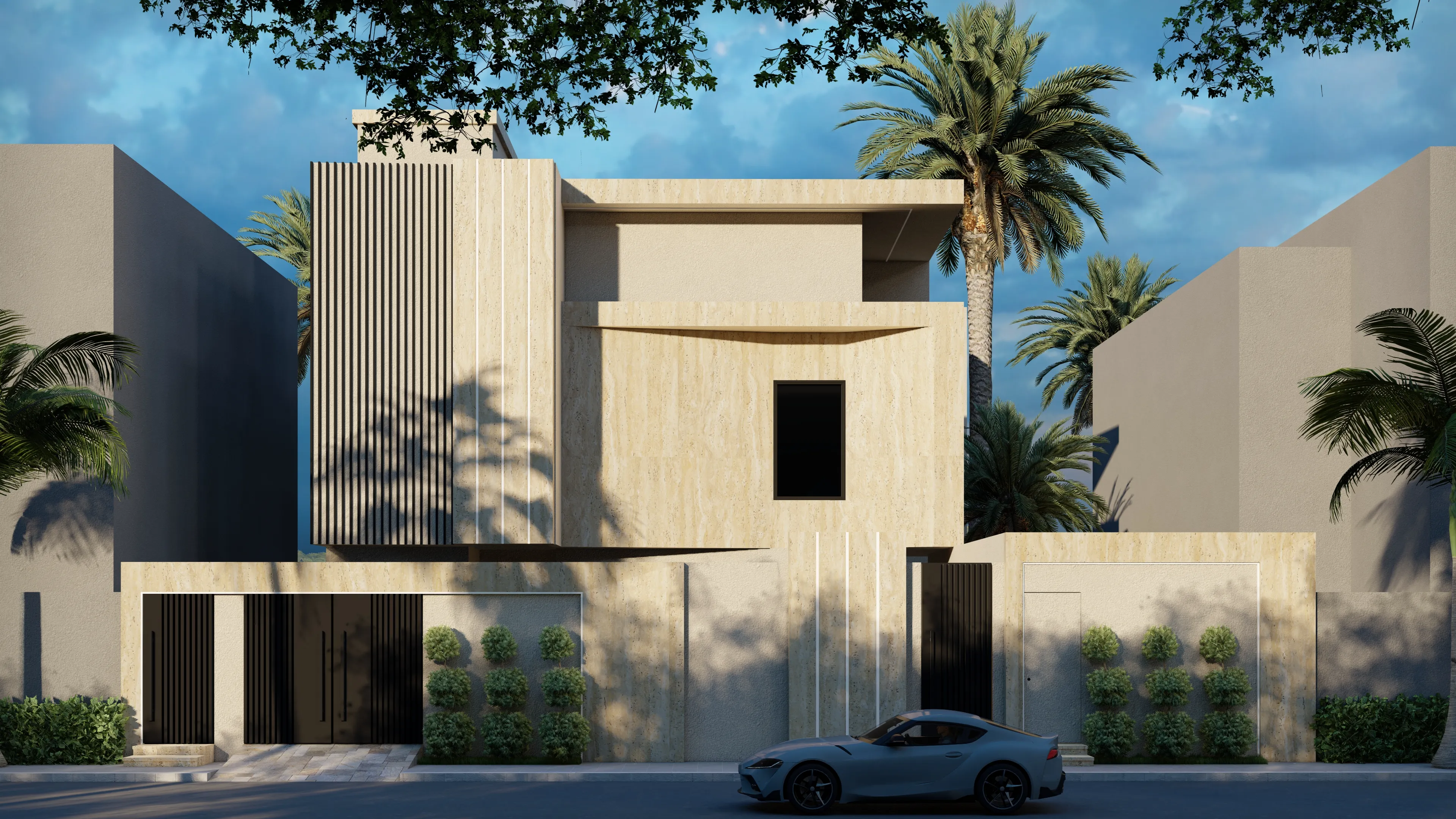 تصميم مودرن مشروع ابها